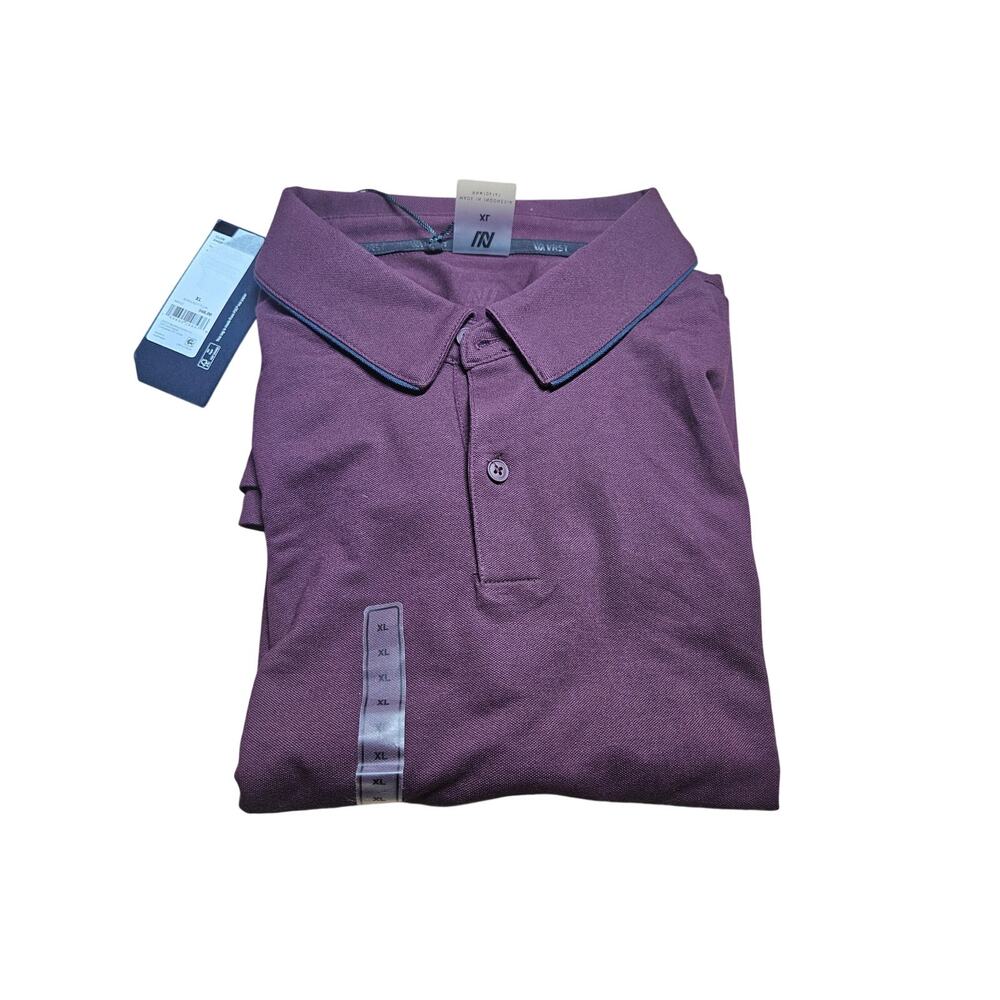 VRST Mens Cotton Polo Purple Size XL